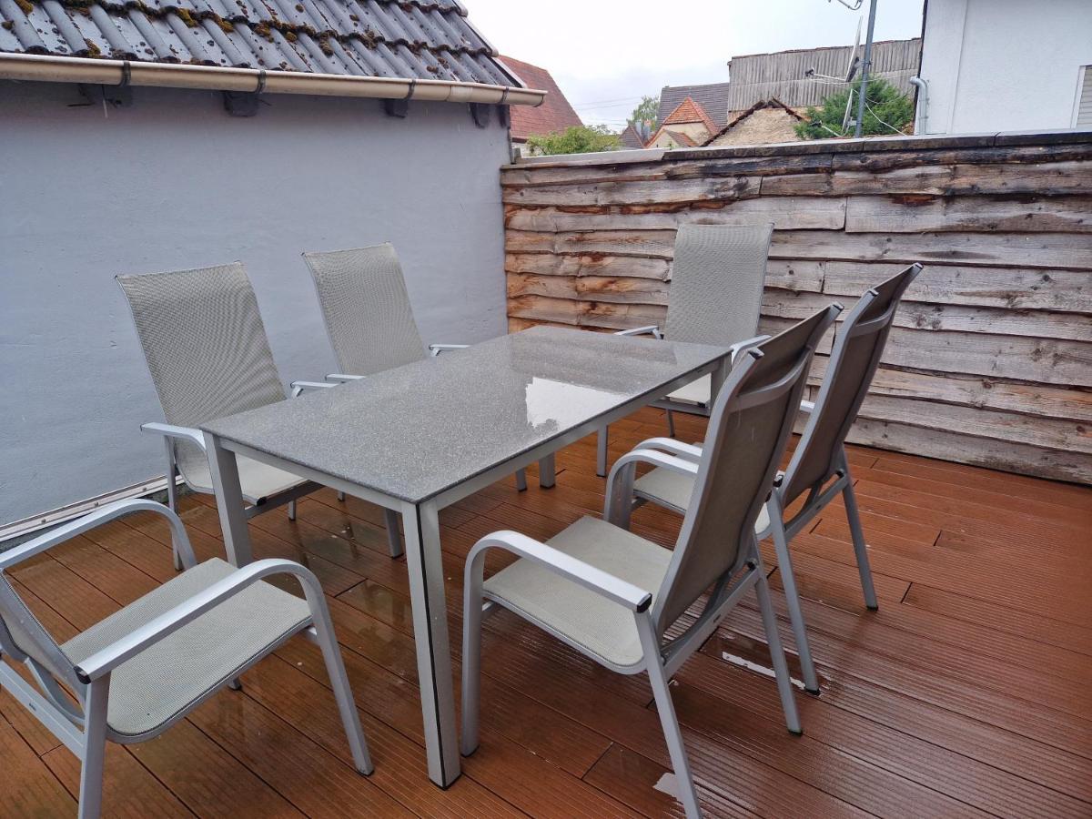 Ferienwohnung Blumenshein Bei Speyer Karlsruhe Familienfreundlich 5 Pers Zeiskam Bagian luar foto